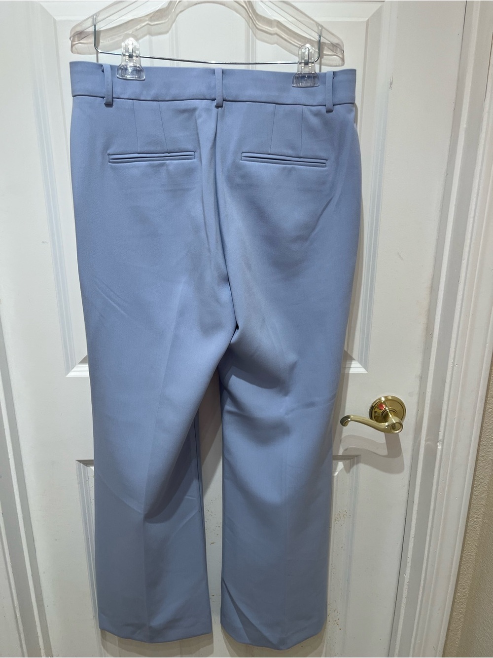 NWT Ann Taylor The Jayne Trouser in Blue Hydrangea Size 8 Curvy - Picture 9 of 12
